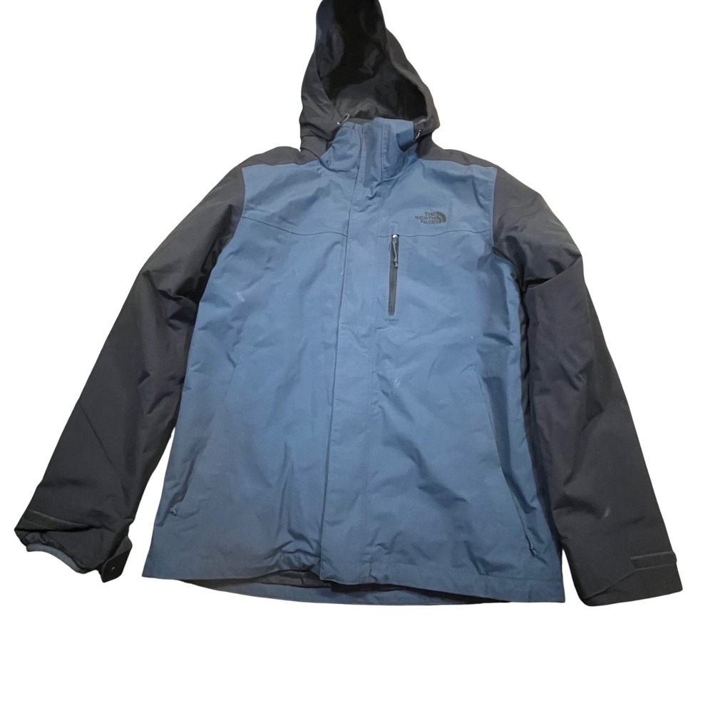 The North Face Carto Triclimate 3-in-1 Waterproof jacket Mens Large Blue Rain